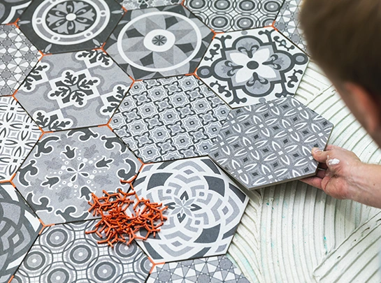 Carrelage élégant en faïence